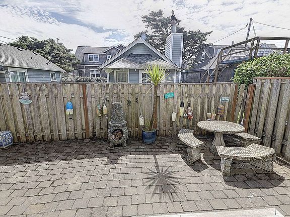 Fenced back yard