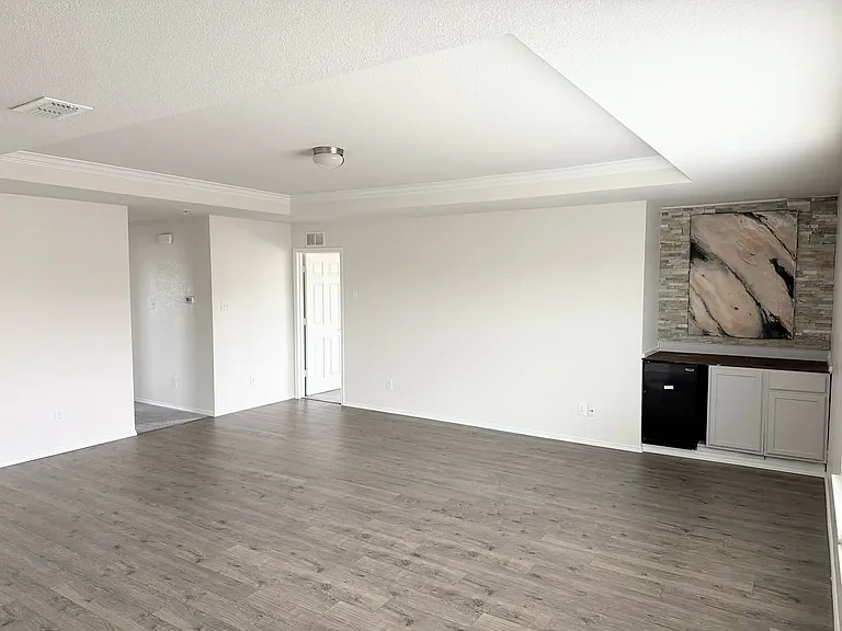 2nd floor, flex room. Can be used as a theatre room and game room.