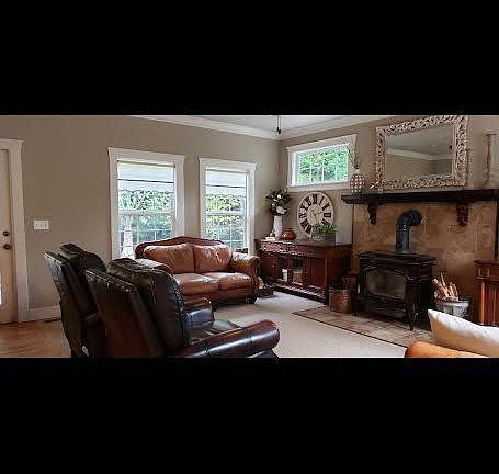 family room. Furniture has been updated.