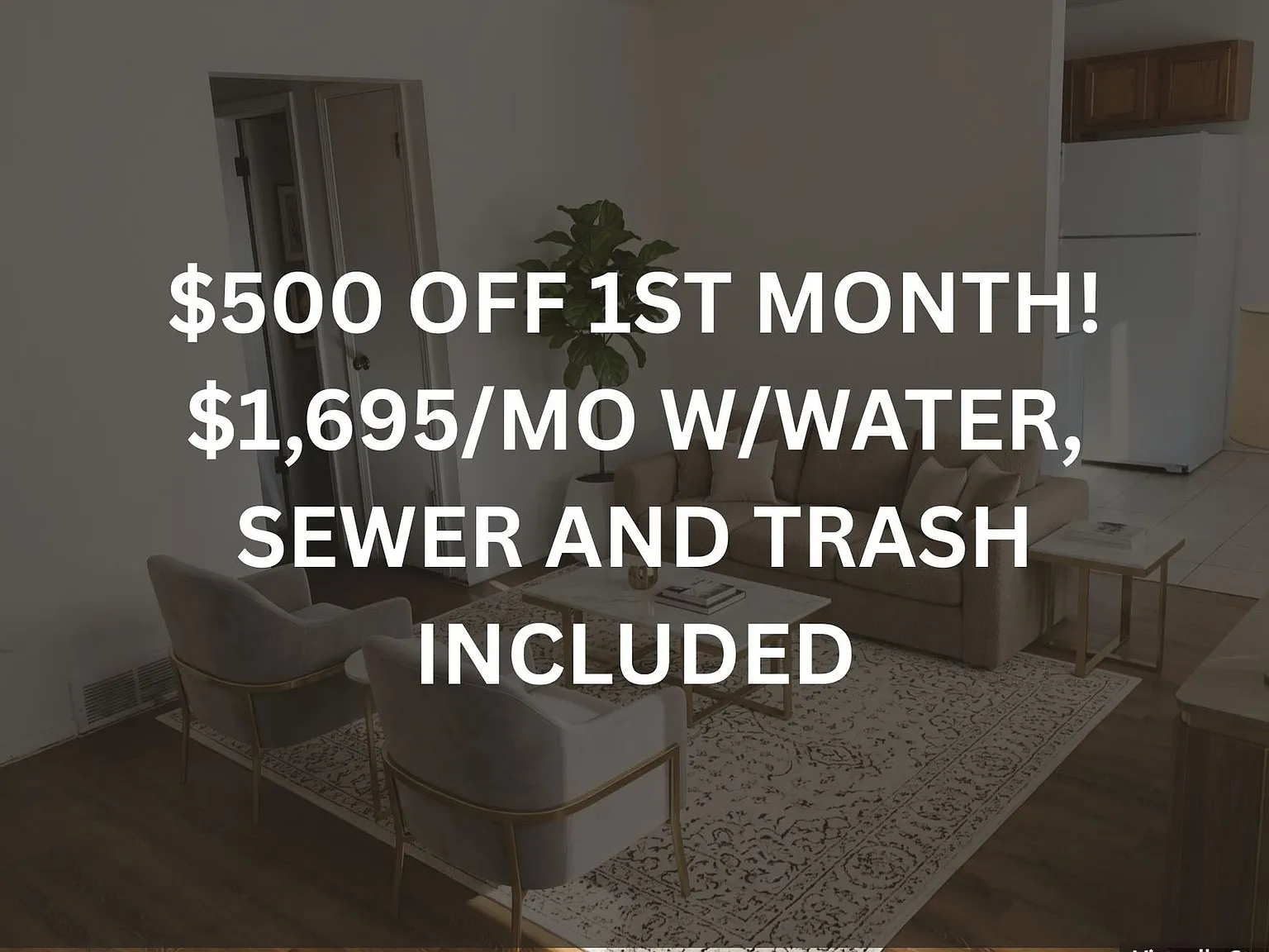 $500 Off 1st Month! $1,495/Mo (Water, Sewer & Trash Included) Look & Lease Special: Apply Within ... — Photo 2
