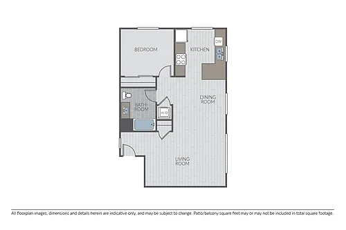 Floor plan Plan 1K