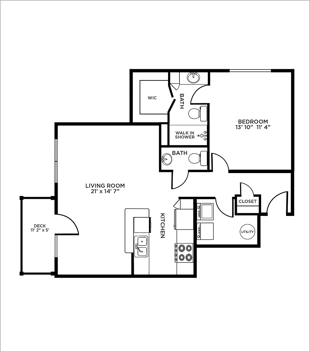 Floor plan Island
