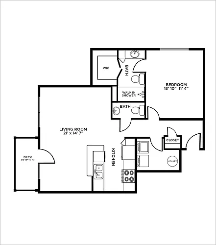 Floor plan Island