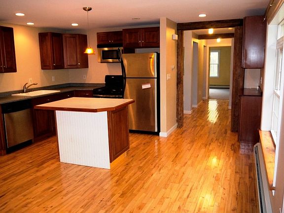 spacious, open concept kitchen