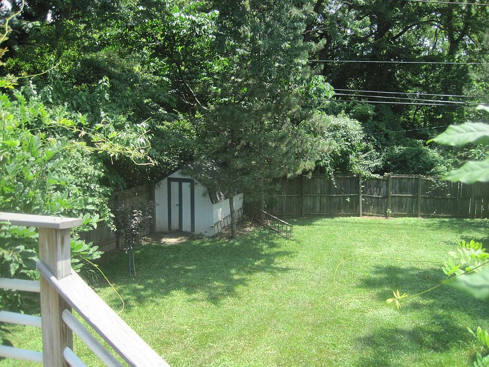 Large back yard