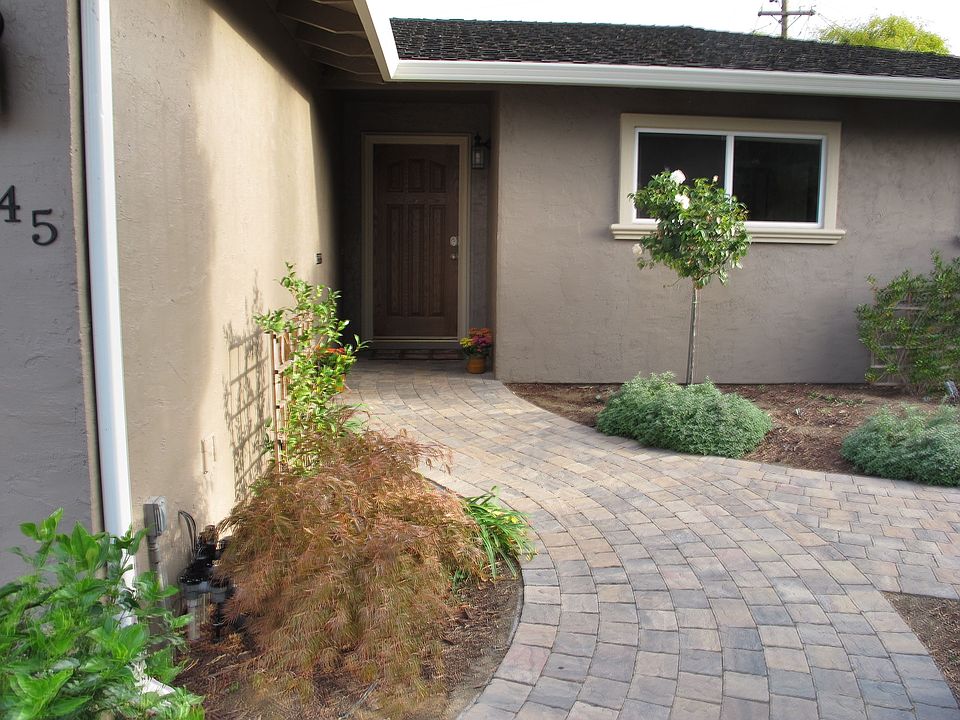 Walkway up to Front Door