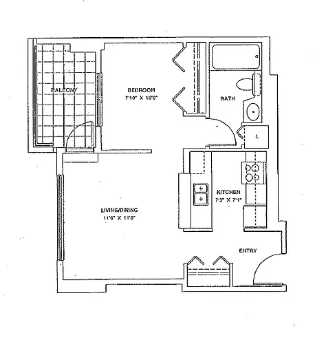 Floor plan 704