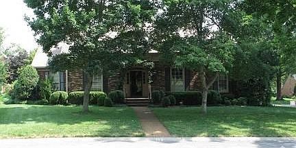 Front view of the home