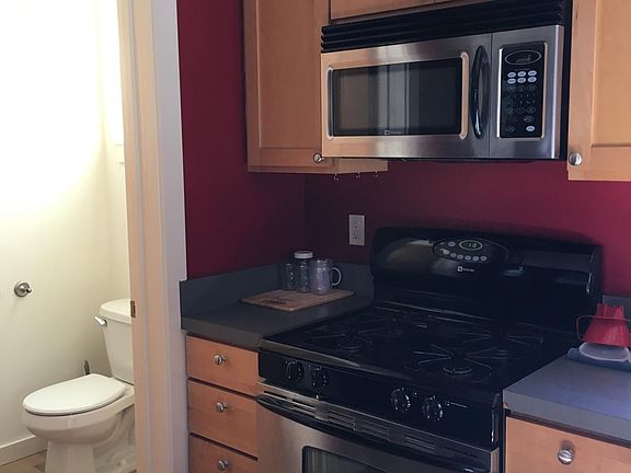 Half bath off of kitchen.