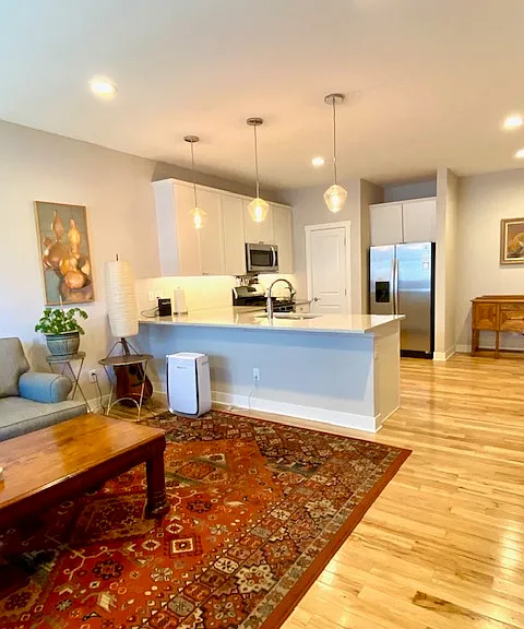 Open concept kitchen/livingroom