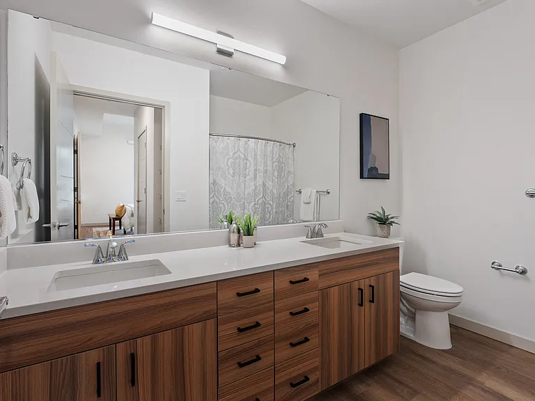 Staged Unit 107. (2BR 2BA) Similar floor plans: 207, 307 ,407, 109, 209, 309 , 409, 118, 218, 318, 418 *Unit features may vary. Inquire with our leasing office to schedule a tour.