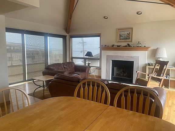 Dining area next to living room