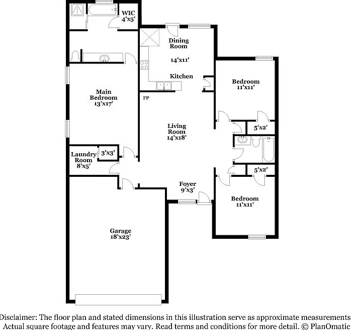 3 bed, 2.0 bath, 1312 sqft, $1,870 — Photo 2