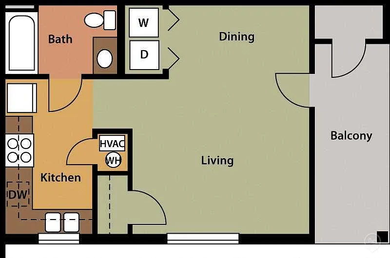 Floor plan Studio
