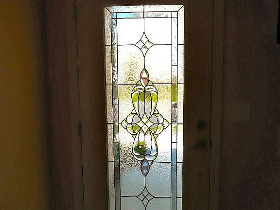 Decorative Glass Front Door