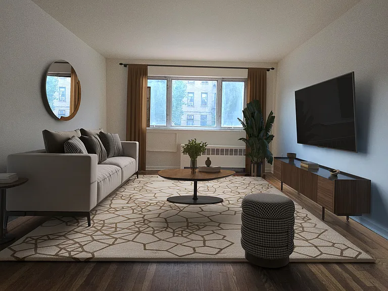 Large spaced living room.