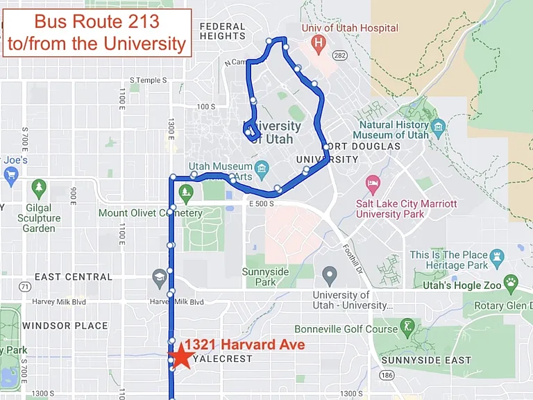 bus route to campus