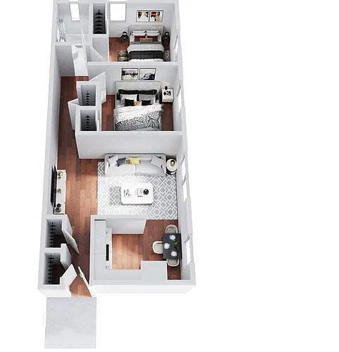 Floor plan Two Bedroom