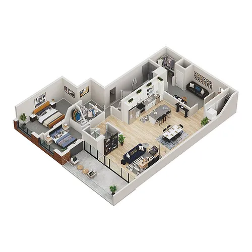 Floor plan C25 - East