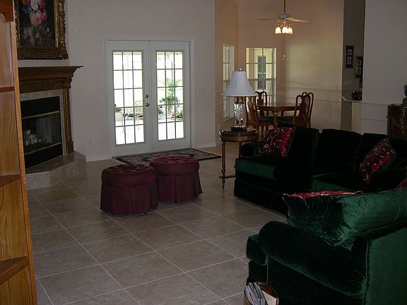 Great room and fireplace