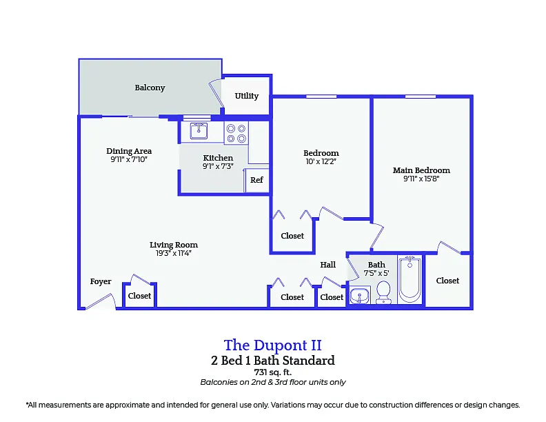 Floor plan The DuPont II
