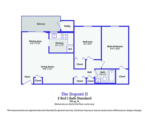 Floor plan The DuPont II