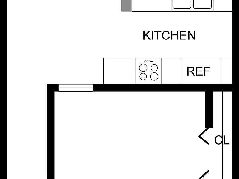 A1 | 1-Bedroom Floorplan A1 | 1-Bedroom Floorplan