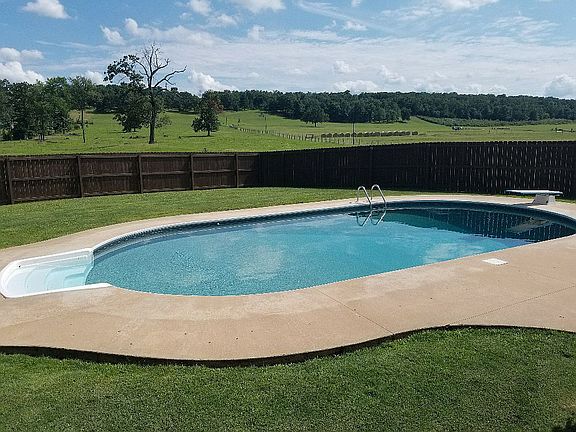 pool and pasture view 