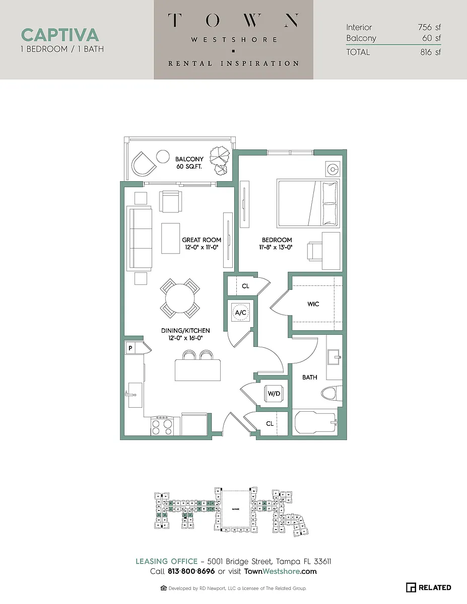 Floor plan Captiva