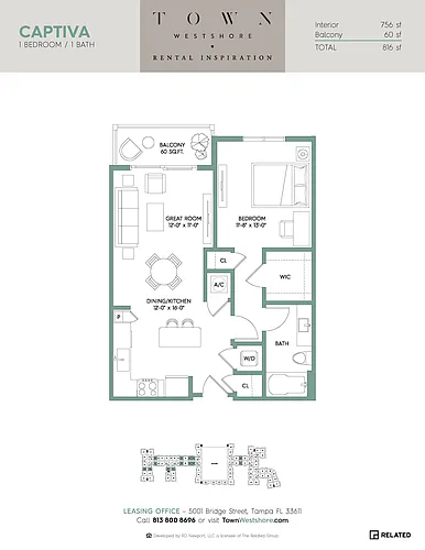 Floor plan Captiva