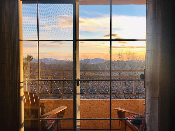 Mountain and sunset views