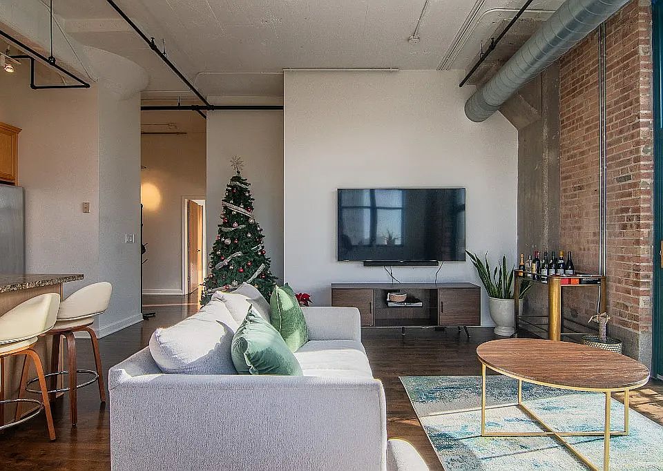 Living Room + Kitchen