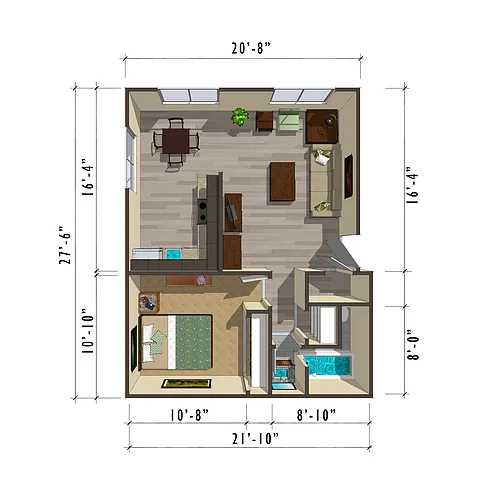 Floor plan Floor Plan A4 (Park View)