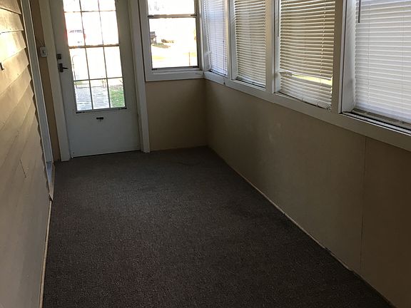 Closed and screened porch