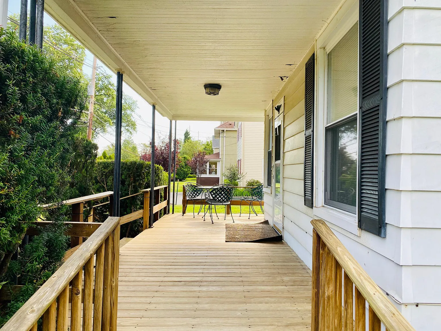 Front porch - side view