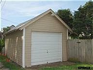 detached back garage