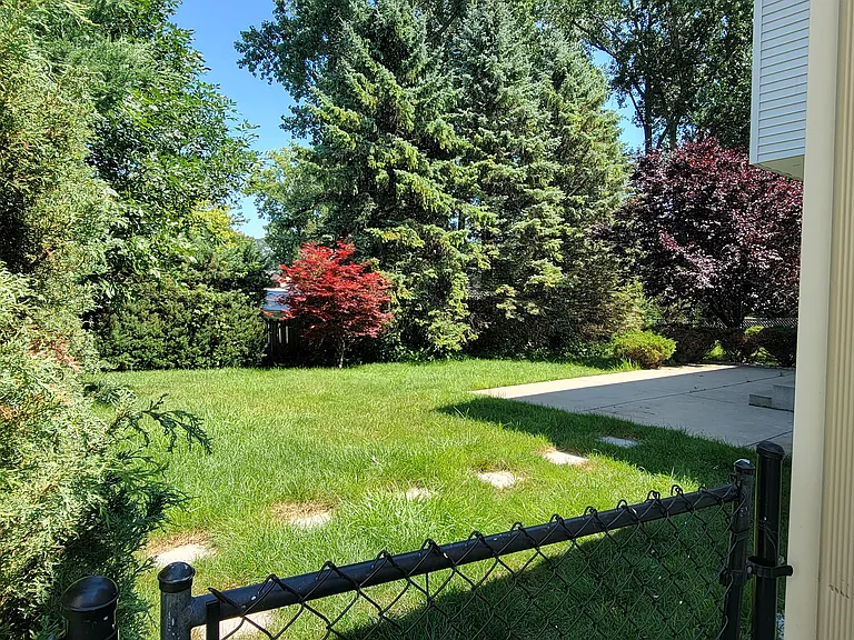 enclosed backyard