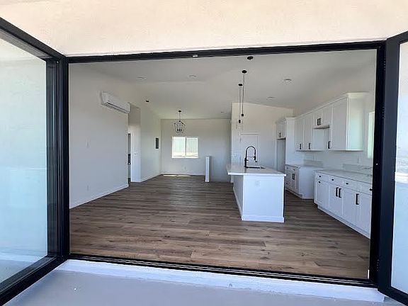 Open living/kitchen view from deck