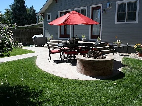 Backyard view 1