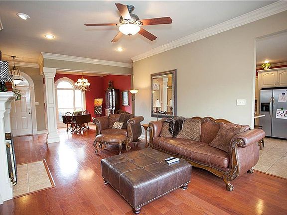 Living Room - note the dining room has been painted and we have updated pictures below