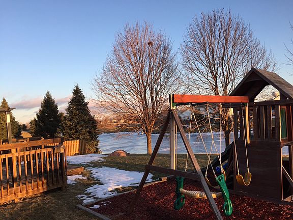 Pond view from backyard