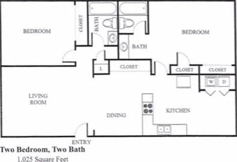 2 bed/ 2 bath condo — Photo 2