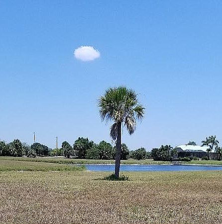 Lake to right of lot