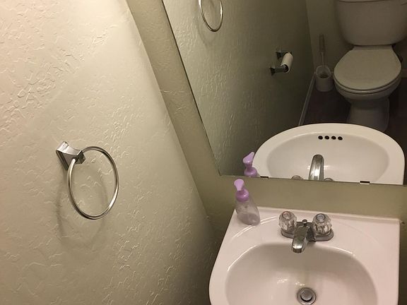 Half bathroom downstairs