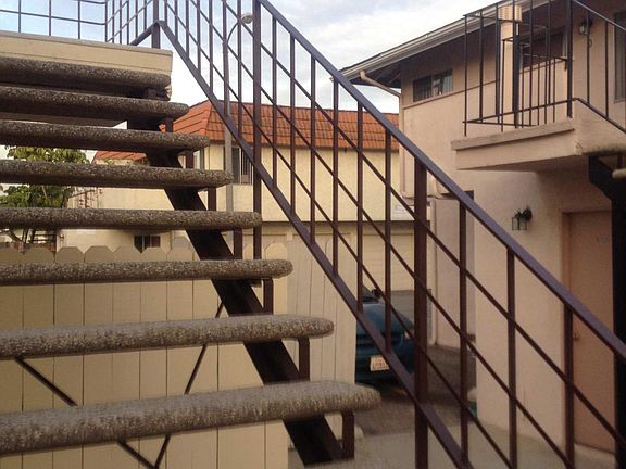 Stairs leading to unit