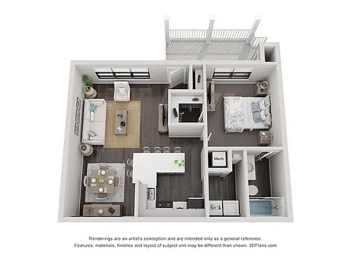 Floor plan A3T Renovated