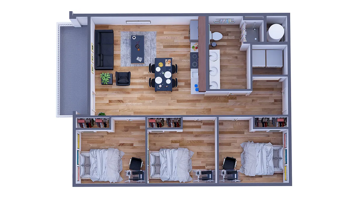 Floor plan 3X1
