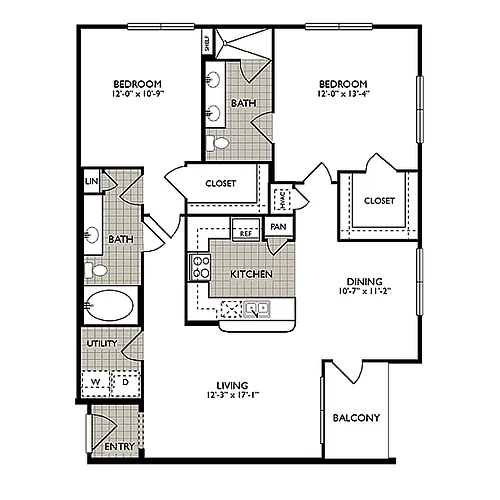Floor plan 2222 SMITH-D