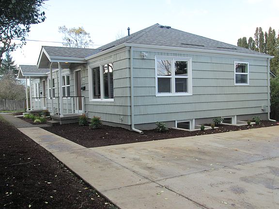 Front entrance with parking