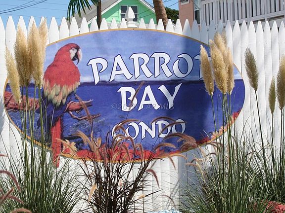 Parrot Bay Sign